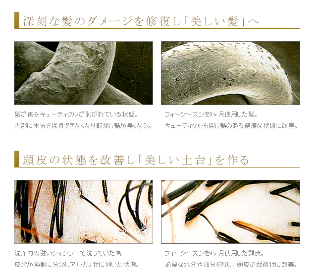 深刻なダメージヘアを修復